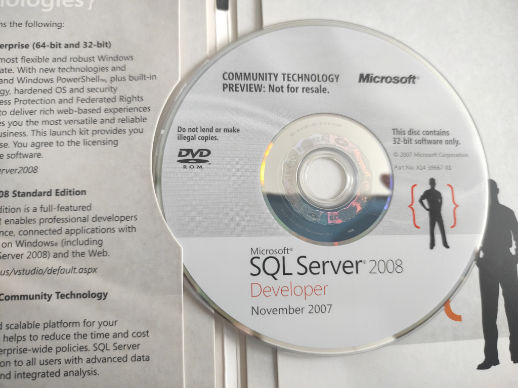 MS SQL server DVD