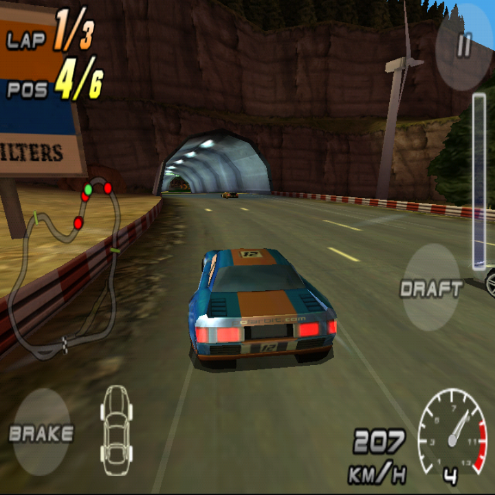 Raging Thunder 2 on BlackBerry Classic