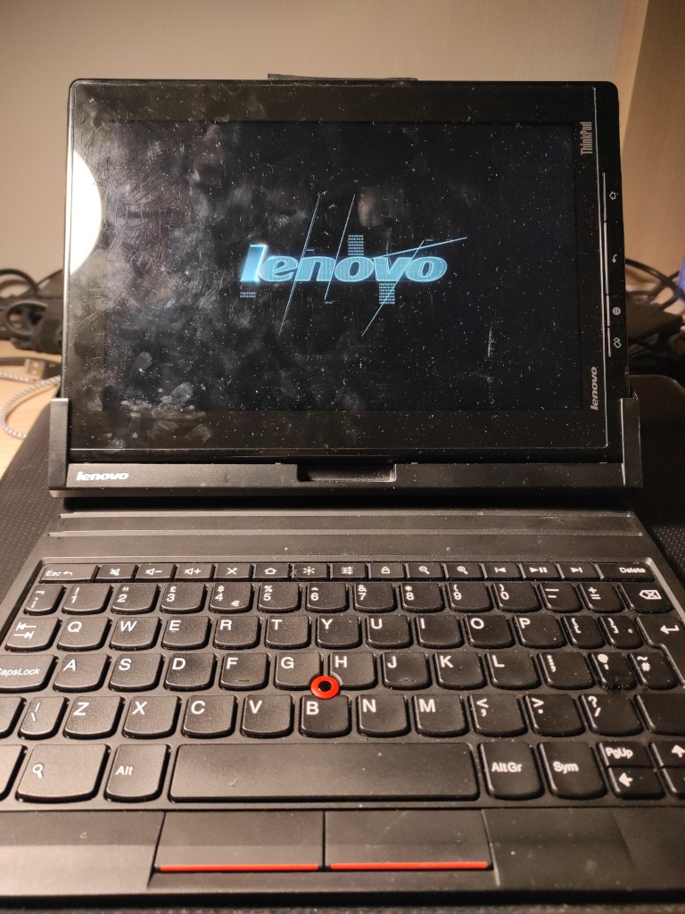 Thinkpad Tablet - booting
